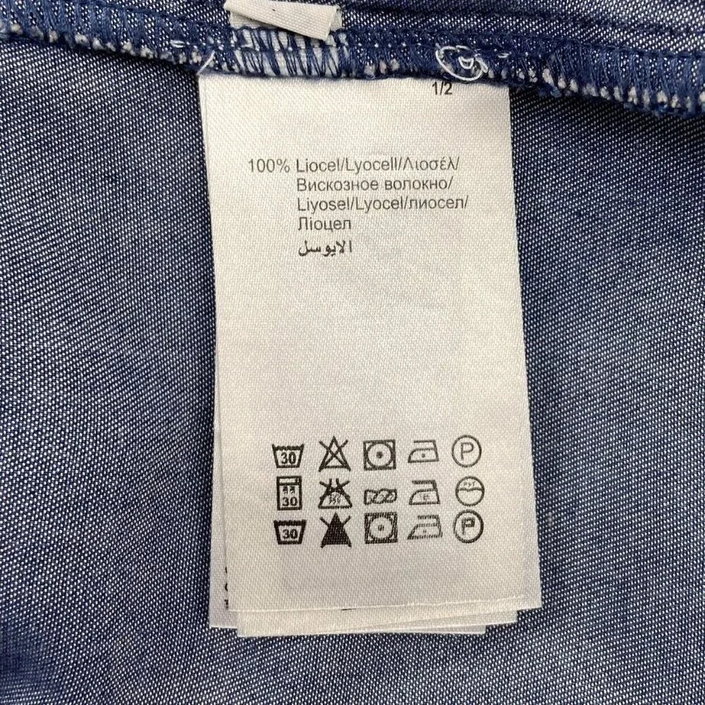 Mayoral Jeans Lace Trimmed Denim Dress - Picture 9 of 10